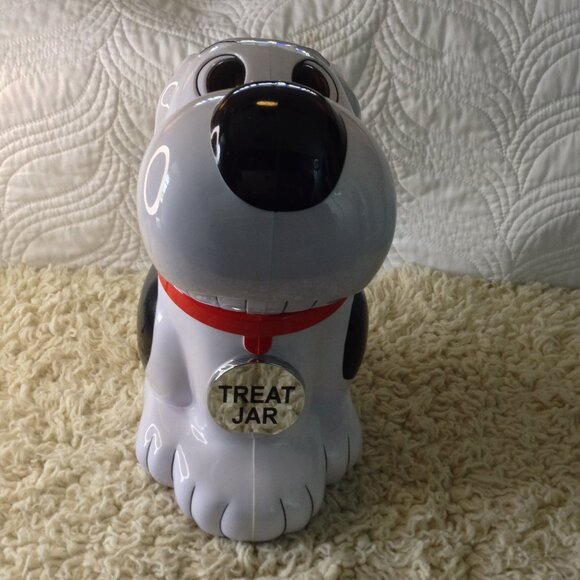VTG 1991 Talking Dog Treat Jar; Works! Missing Battery Cover; Sings/Talks, Hound - Picture 1 of 7